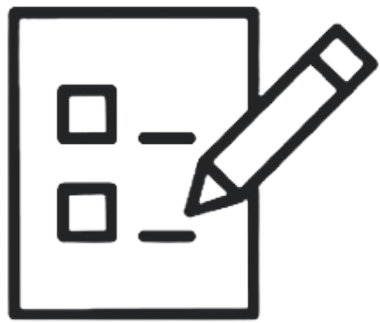 Pencil and paper icon